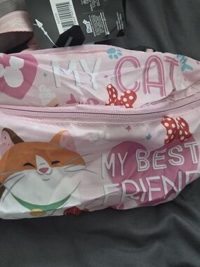 Disney Pink 'My Cat My Best Friend' Cat Waist Bag